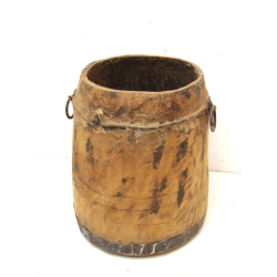 Drewniane naczynie pojemnik Vintage